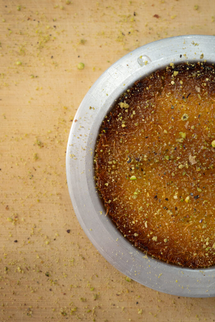 postres árabes : kunafe